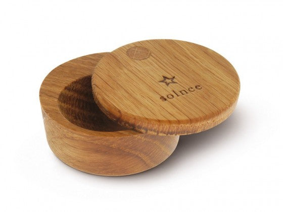 Taschen-Salzfässchen aus Holz, einfach