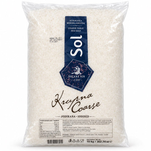 Traditionelles Meersalz, grob, jodiert, 10 kg